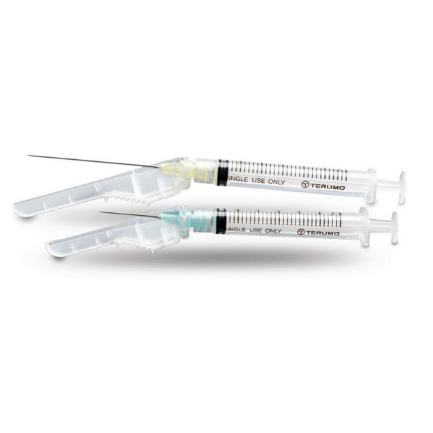 1ML SurGuard 3 Hypodermic Syringe & Needle Combo