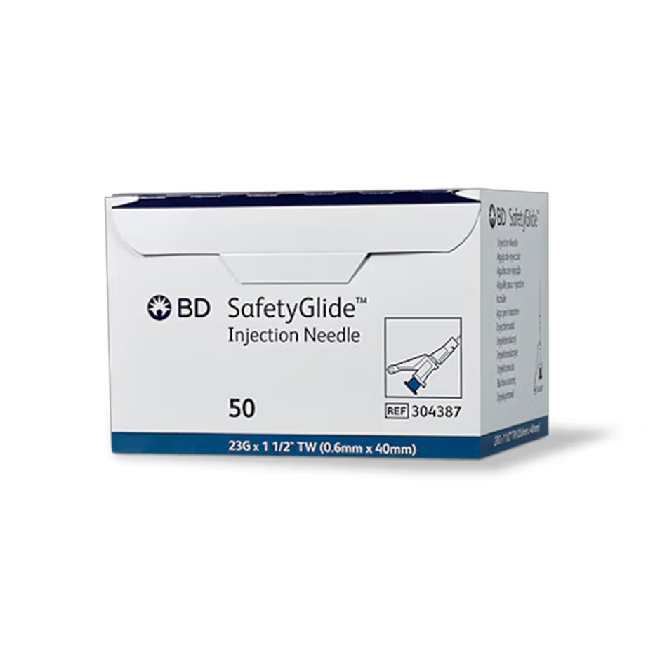 SafetyGlide Hypodermic Safety Needle, 23G x 1 1/2 in.