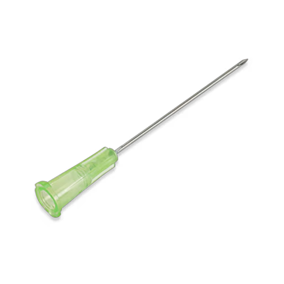 BD PrecisionGlide Hypodermic Needle Sterile, 21G x 1-1/2 in. Green Hub