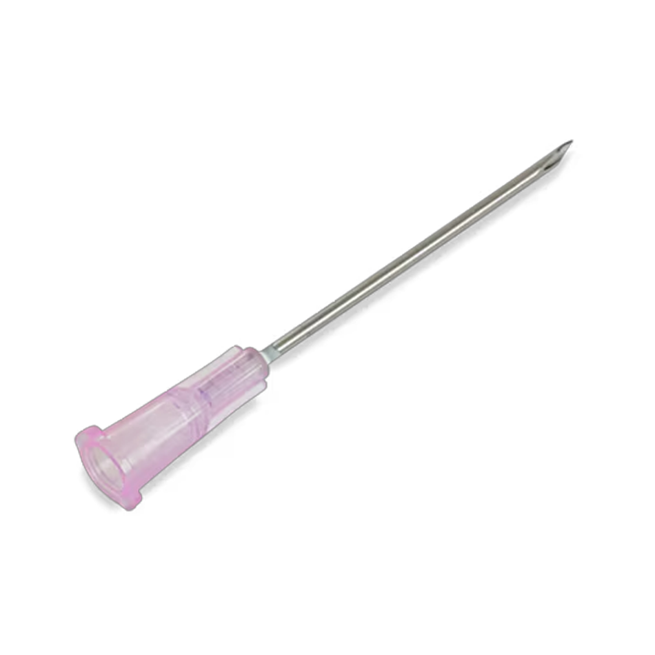 BD PrecisionGlide Hypodermic Needle Sterile, 18G x 1-1/2 in. Pink Hub