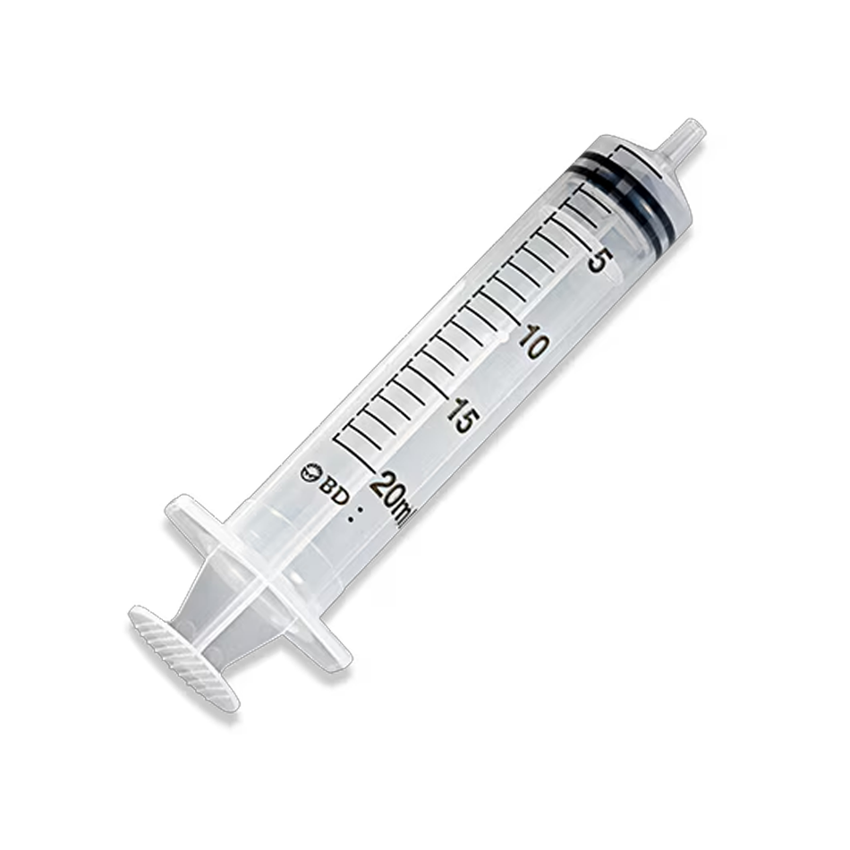 20 mL Luer-Slip Tip Syringe, Sterile, Single-Use