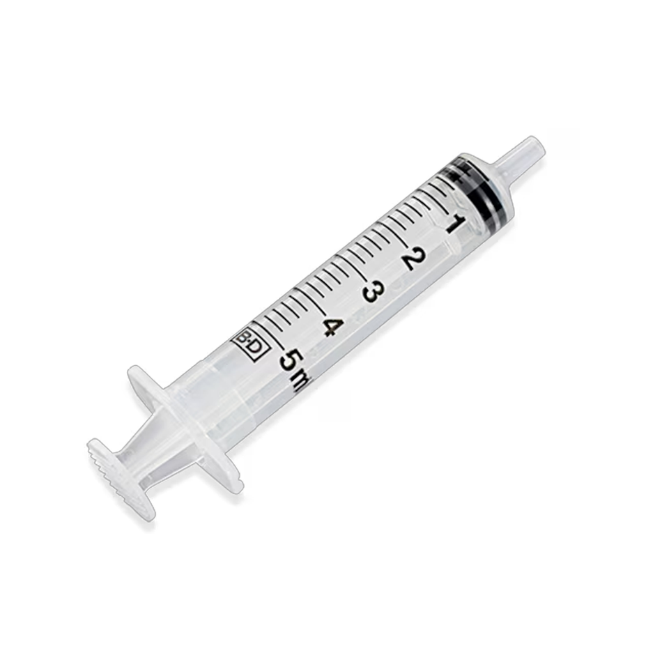5 mL Luer-Slip Tip Syringe, Sterile, Single-Use