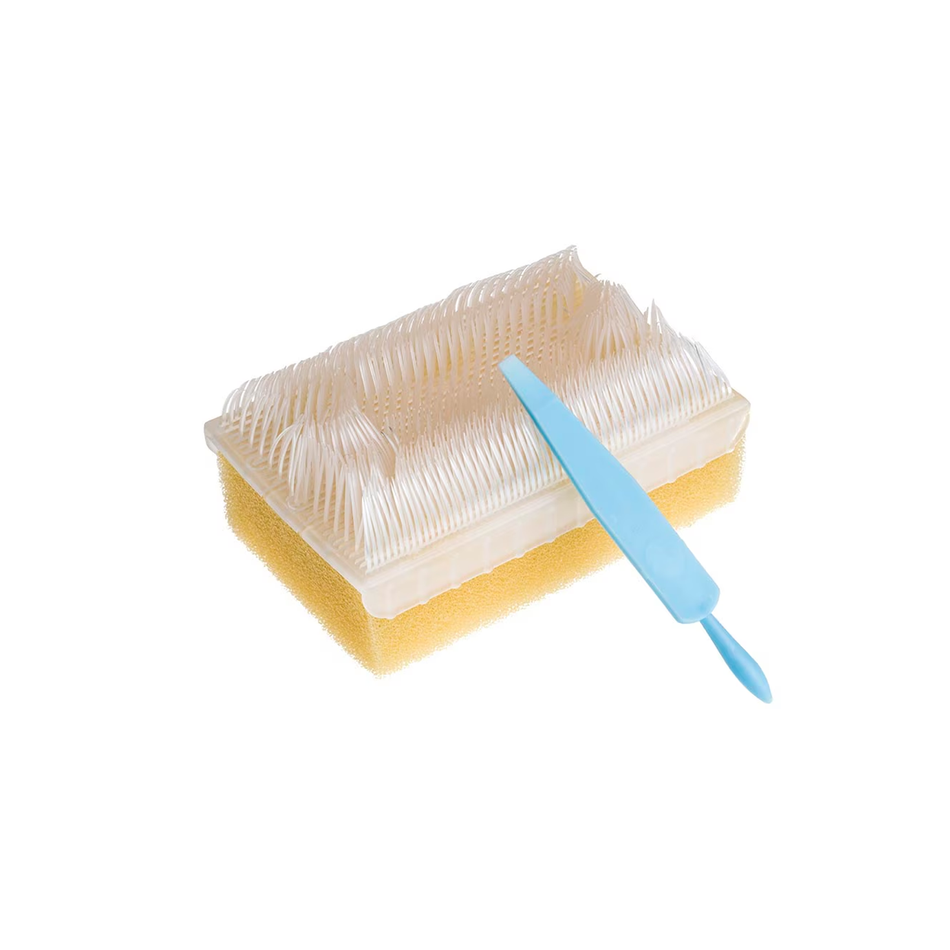 BD E-Z Scrub 160 Surgical Scrub Brush/Sponge with Nail Cleaner, Green