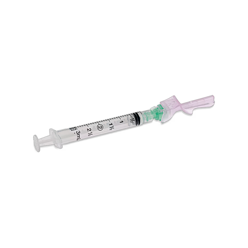 3 mL Luer-Lok Syringe w/ 21G x 1-1/2 in. Detachable Eclipse Needle