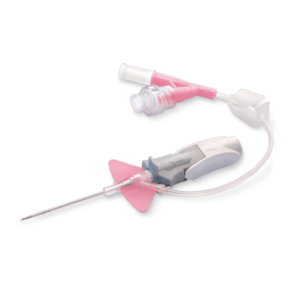 Nexiva Closed IV Catheter System, 20G x 1.25 in. Pink Dual Port w/ Q-Stye