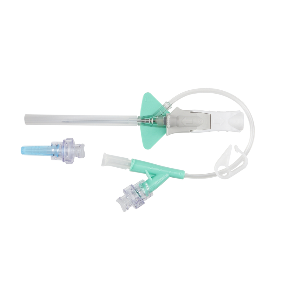 Nexiva Closed IV Catheter System, 18G x 1.75 in. Green Dual Port w/ Q-Stye