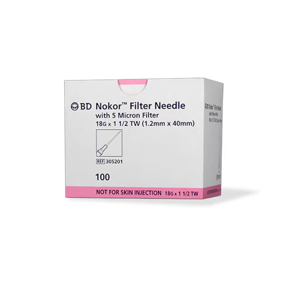 BD Nokor Filter Needle, 18G x 1-1/2 in.