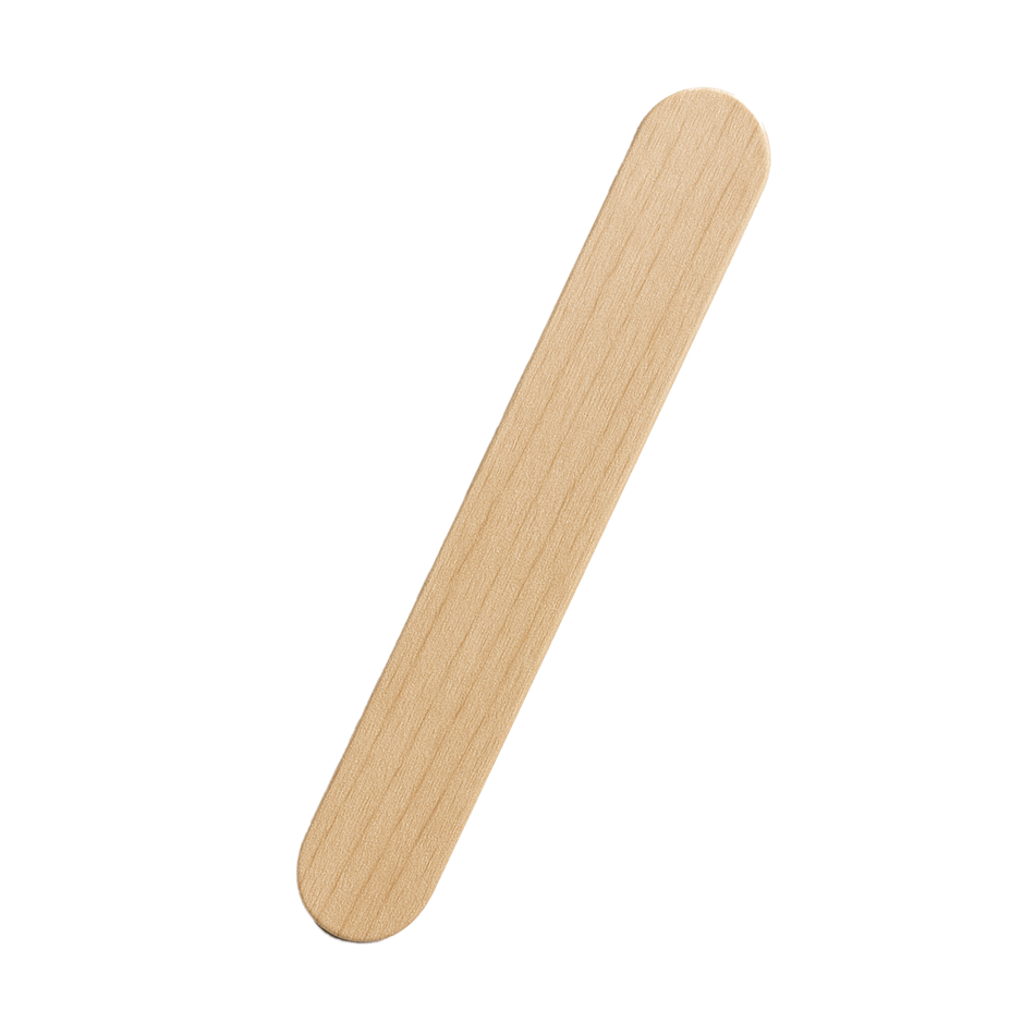 Wooden Tongue Depressor Non-Sterile, Junior 5.5" (14 cm) Length Individually-Wrapped