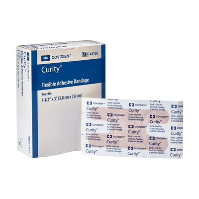 Curity Flexible Fabric Bandages 1-1/2" x 3"