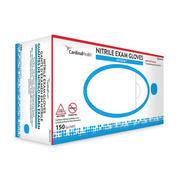 ESTEEM Blue Nitrile Exam Gloves, Small