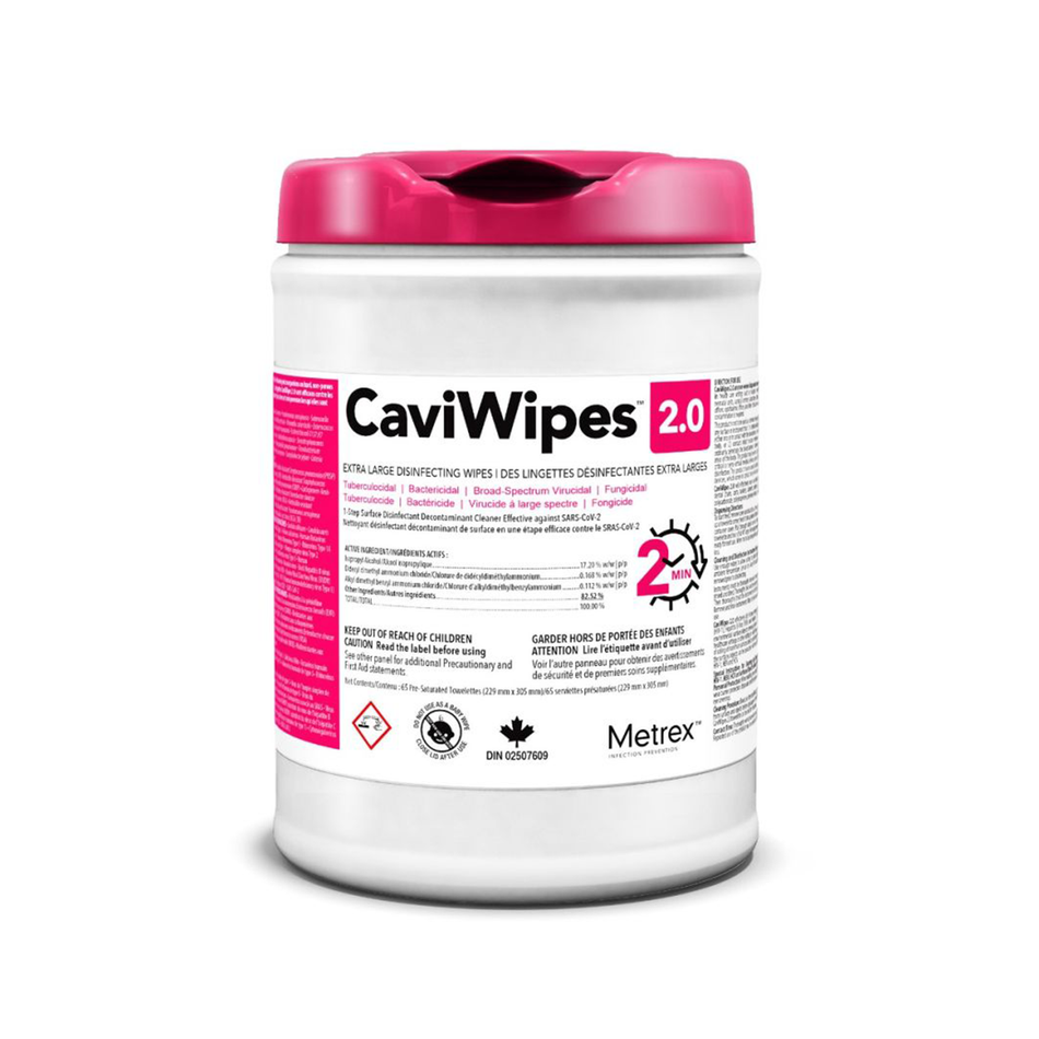 CaviWipes 2.0 XL Disinfecting Wipes 9" x 12"