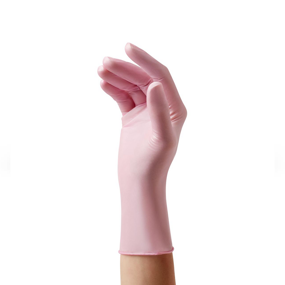 Pink Sense Nitrile Exam Glove, Medium