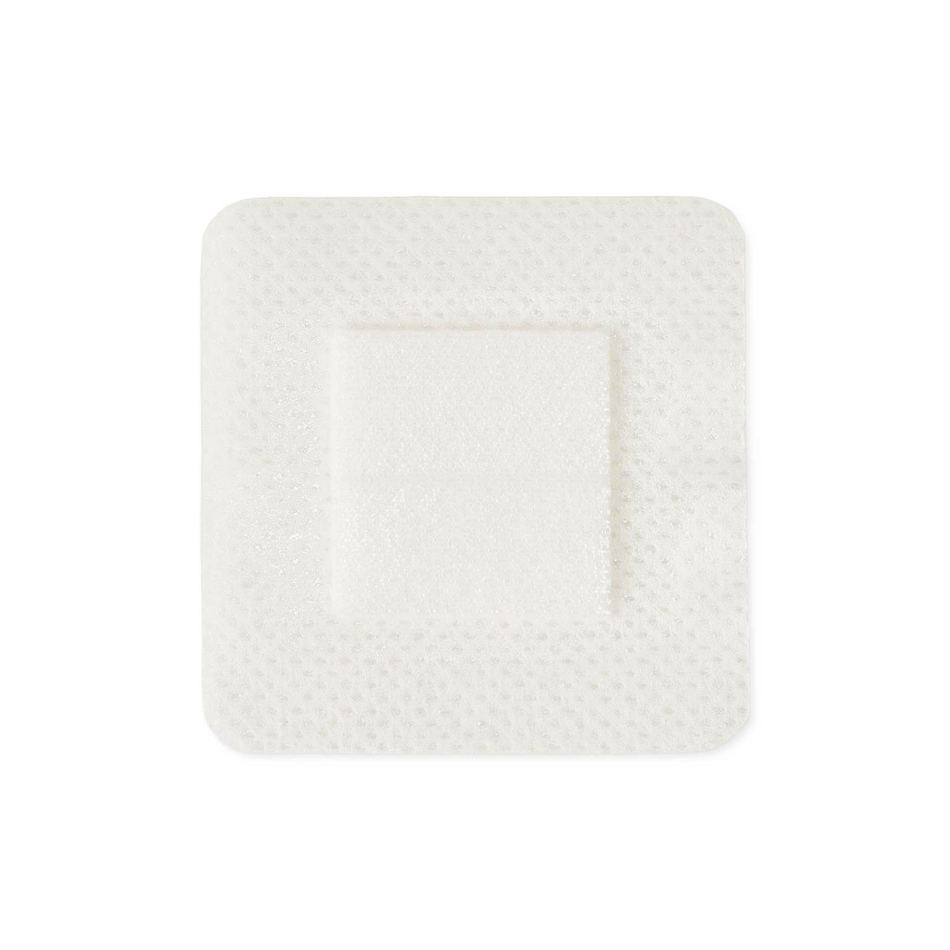 Bordered Gauze Adhesive Island Wound Dressing, 5 x 5 cm w/ 2.5 x 2.5 cm Pad