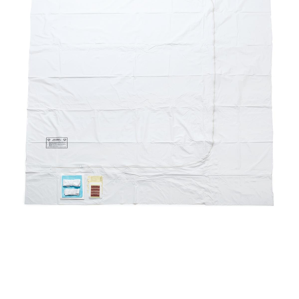 Medline Adult Post-Mortem Kit w/ Metal Zipper, 72" x 96" (183 x 224 cm) 200 lb. Weight Capacity