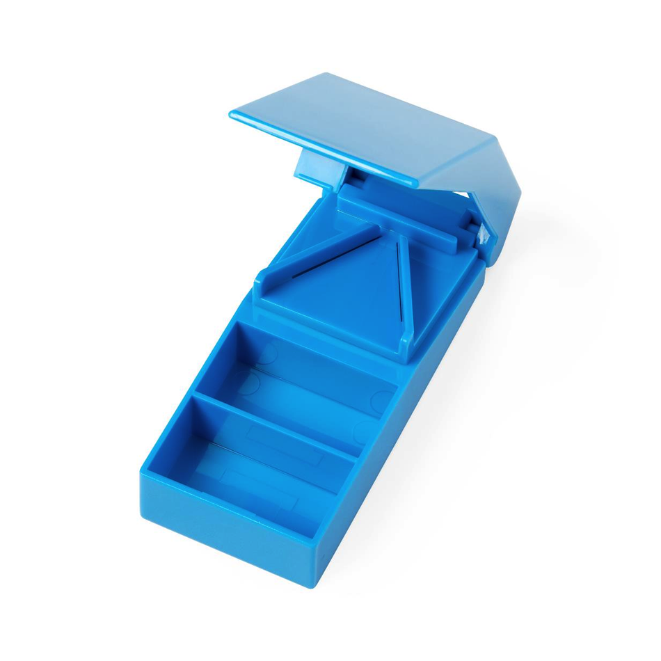 Pill Splitter with Storage, Blue Individually Boxed