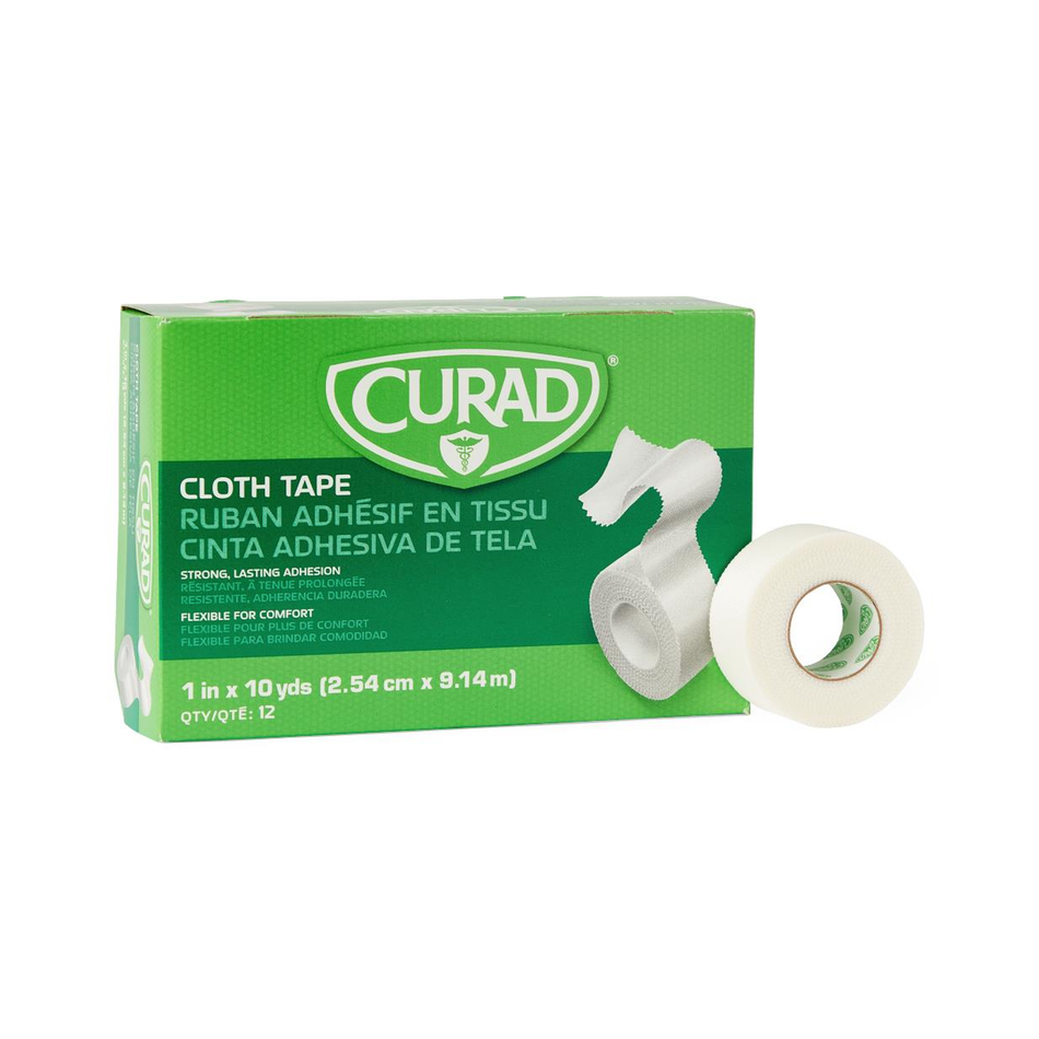 CURAD Cloth Silk Surgical Tape, 1" x 10 yd. (2.5 cm x 9 m)