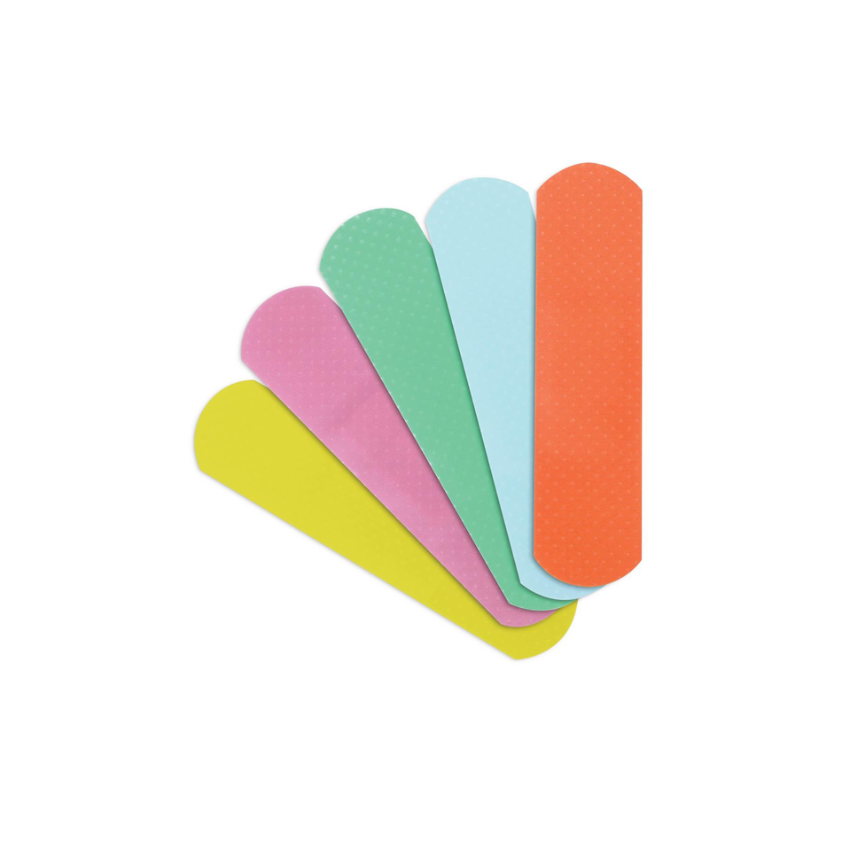 CURAD Sterile Neon Adhesive Bandages, 0.75" x 3" (19 mm x 8 cm)