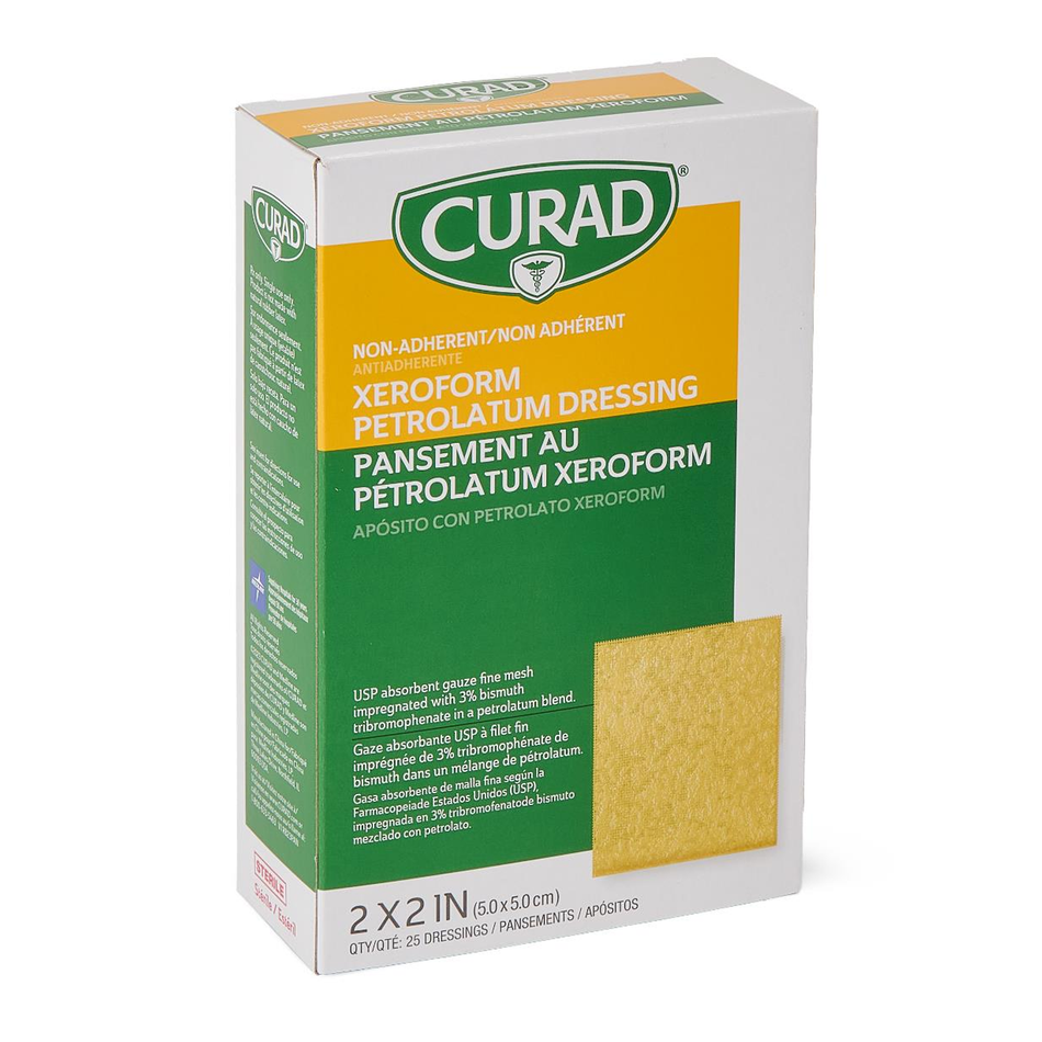 CURAD Xerofoam Non-Adherent Gauze Dressing, 2" x 2" (5 x 5 cm)