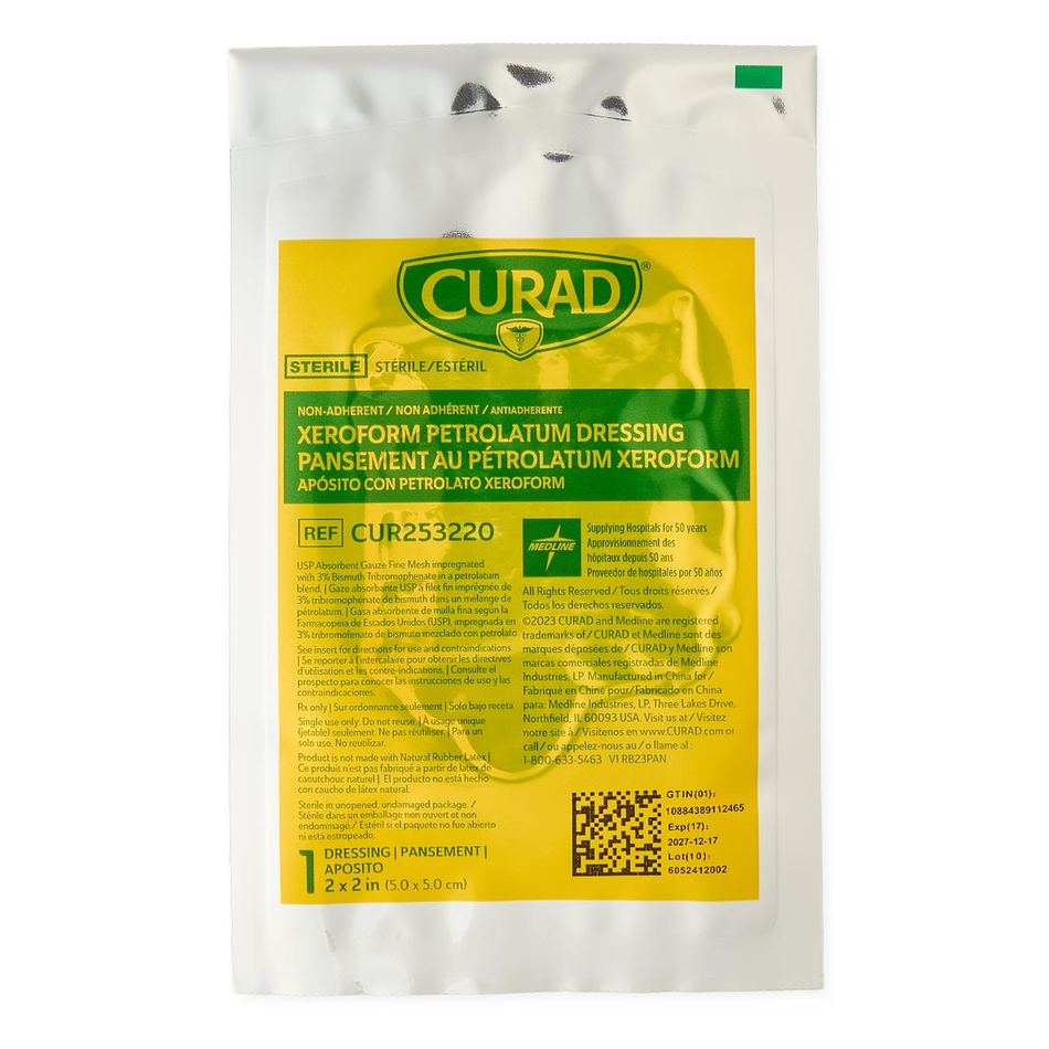 CURAD Xerofoam Non-Adherent Gauze Dressing, 2" x 2" (5 x 5 cm)