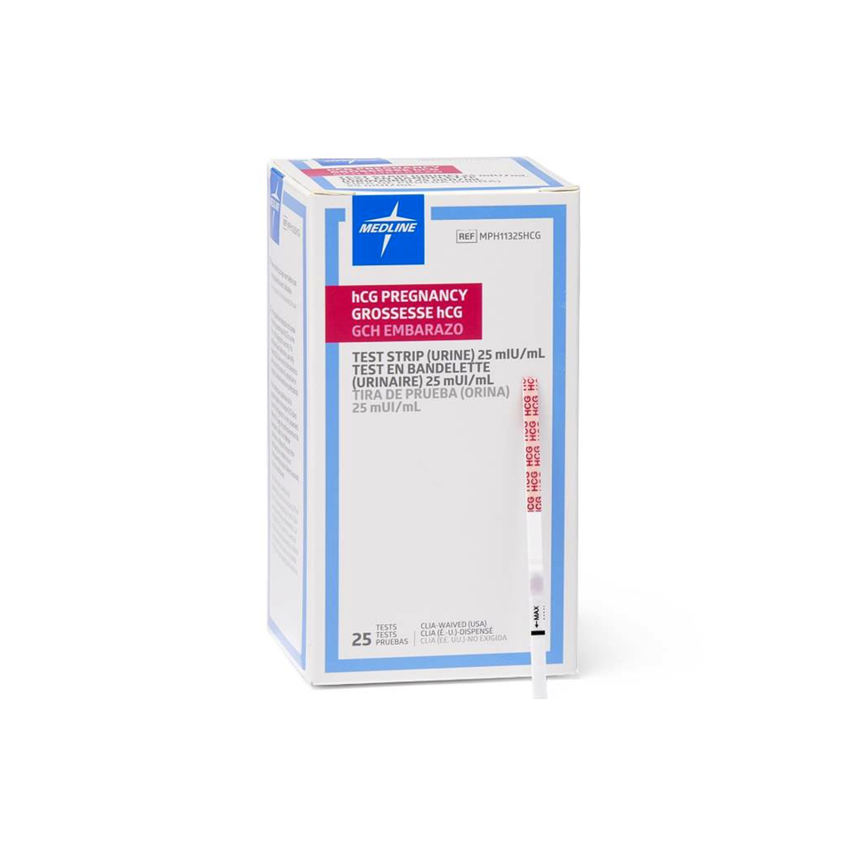 hCG Pregnancy Urine Test Strip, 25 mIU/mL