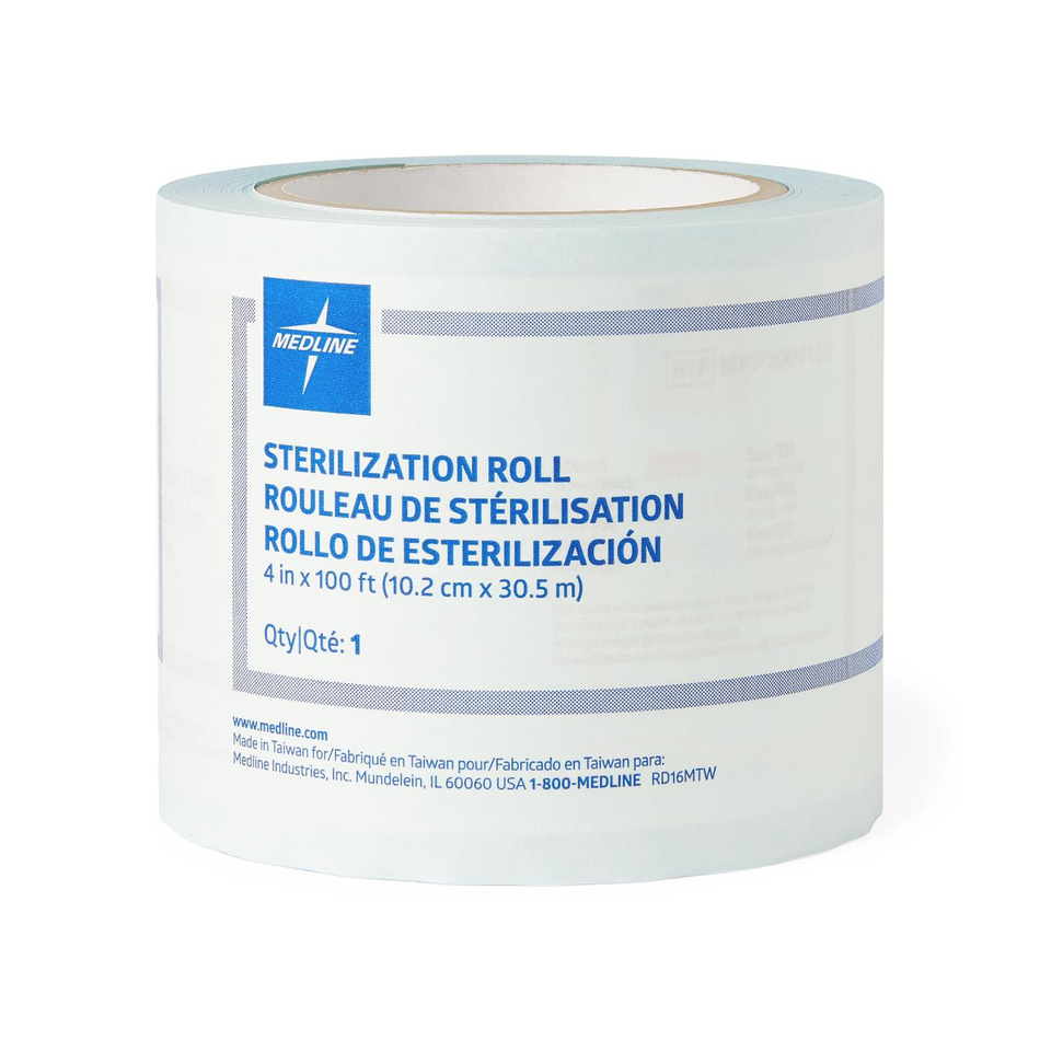 Sterilization Heat Seal Rolls, 4" x 100' (10.2 cm x 30.48 m)