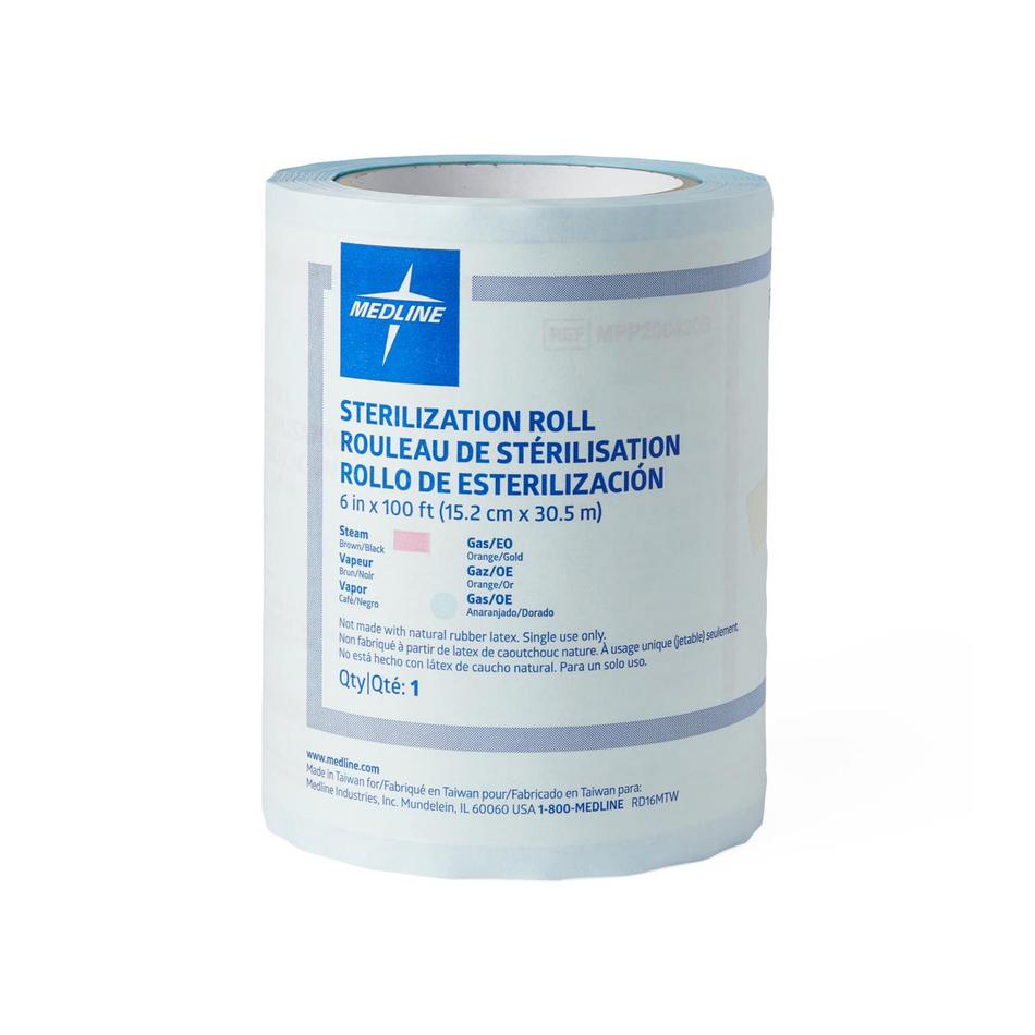 Sterilization Heat Seal Rolls, 6" x 100' (15.2 cm x 30.48 m)