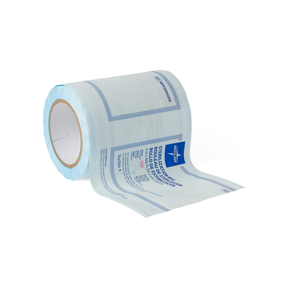 Sterilization Heat Seal Rolls, 6" x 100' (15.2 cm x 30.48 m)