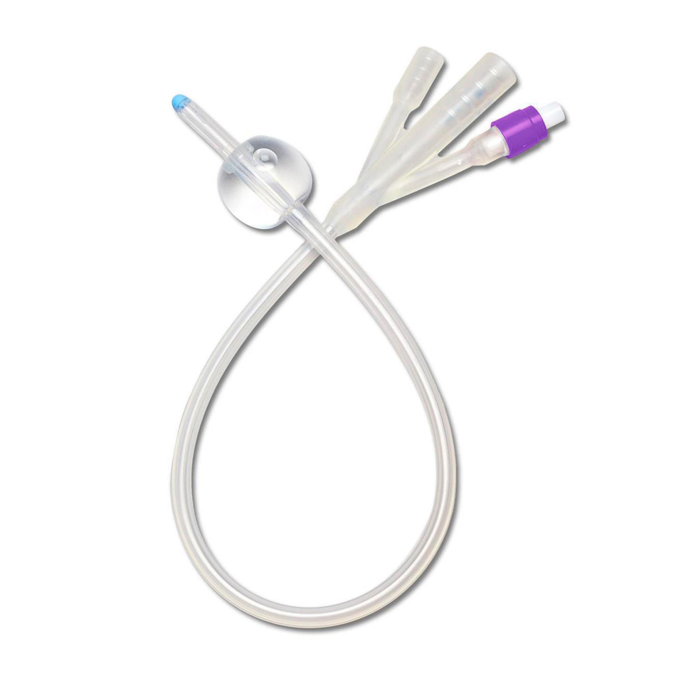 SelectSilicone 3-Way Foley Catheters, 22 Fr 30 mL