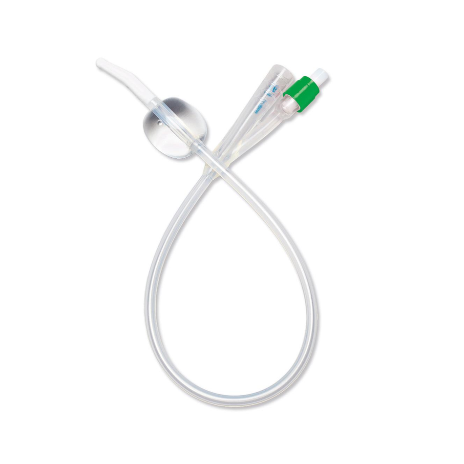 SelectSilicone 2-Way Foley Catheters w/ Coude-Tip, 14 Fr 10 mL