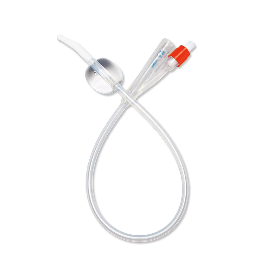 SelectSilicone 2-Way Foley Catheters w/ Coude-Tip, 18 Fr 10 mL