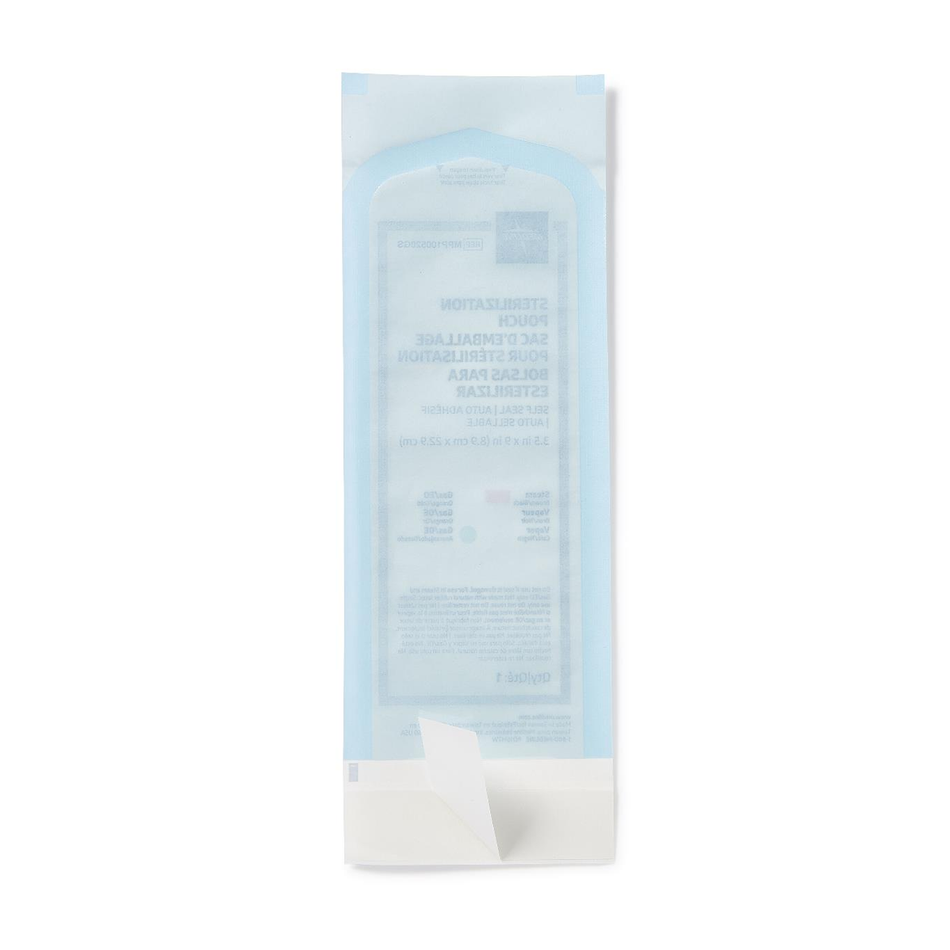 Steam and Gas Self-Seal Sterilization Pouch, 3.5" x 9" (8.9 x 22.9 cm)