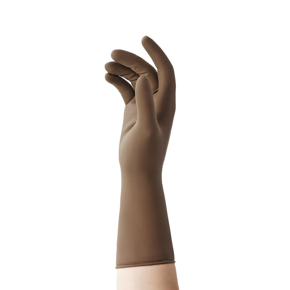SensiCare PI Ortho LT Sterile Powder-Free Polyisoprene & Neoprene Surgical Glove, Brown Size 9.0
