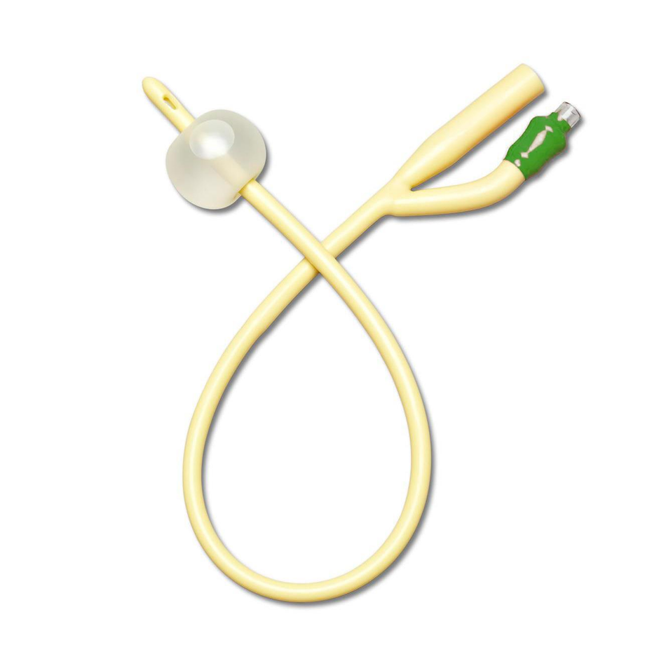 2-Way Silicone-Elastomer Coated Latex Foley Catheters, 14 Fr 10 mL