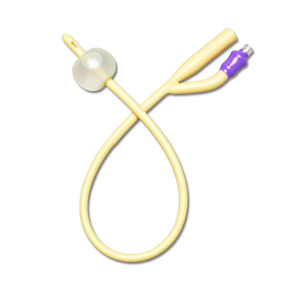 2-Way Silicone-Elastomer Coated Latex Foley Catheters, 22 Fr 10 mL