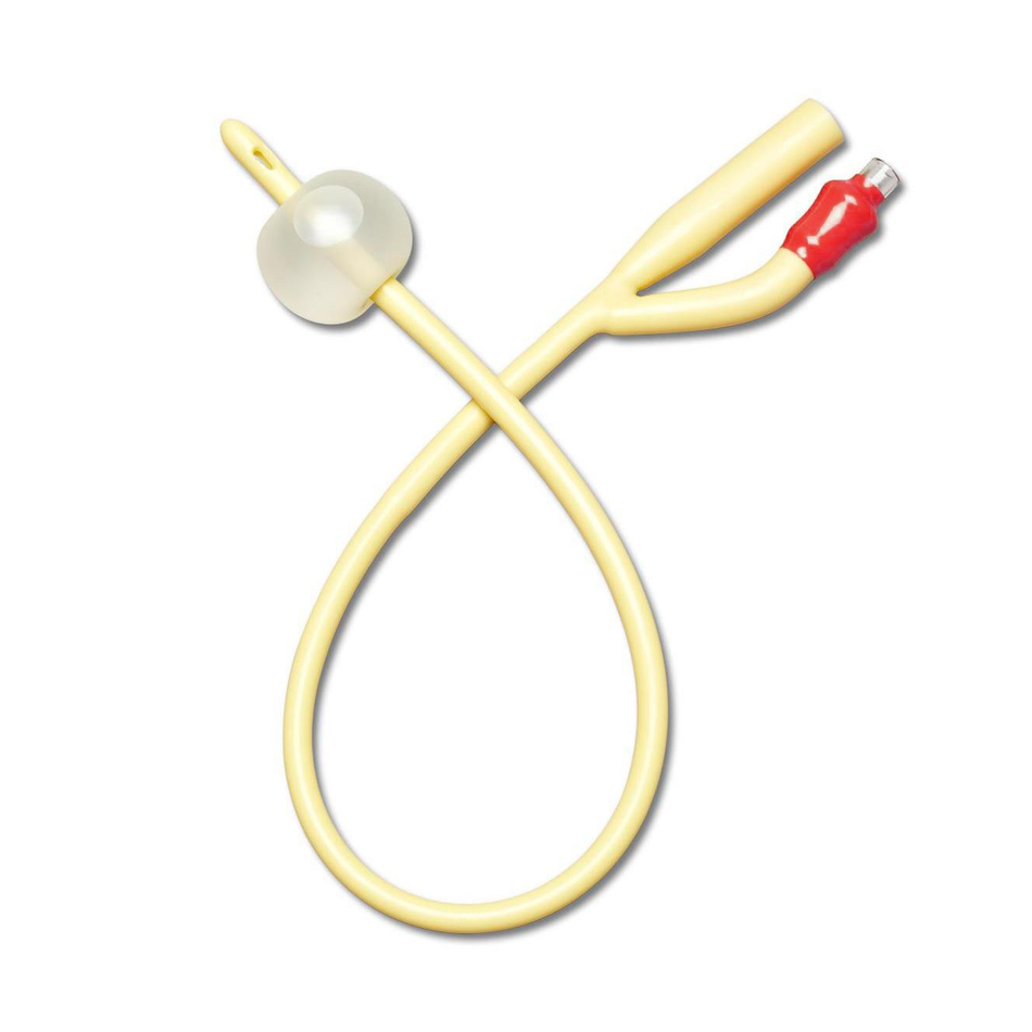 2-Way Silicone-Elastomer Coated Latex Foley Catheters, 18 Fr 30 mL