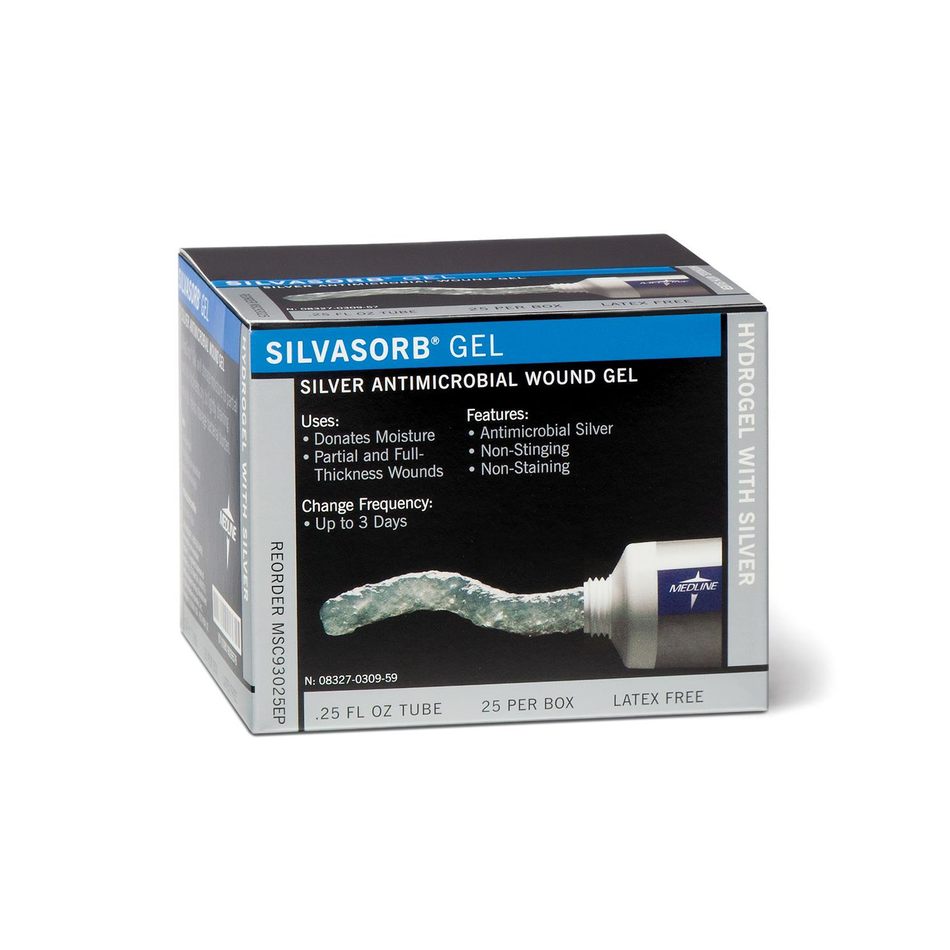 SilvaSorb Antimicrobial Silver Wound Gel, 0.25 oz. (7 mL) Tube