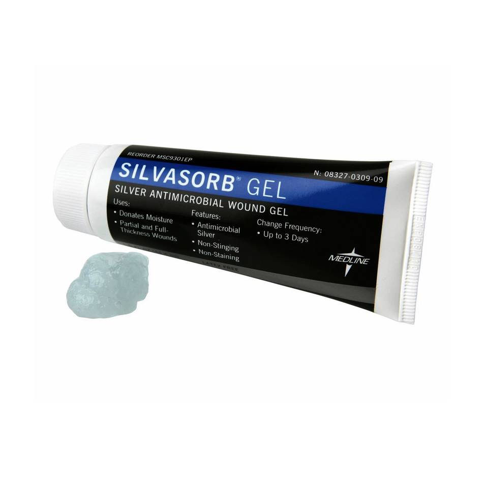 SilvaSorb Antimicrobial Silver Wound Gel, 3 oz. (89 mL) Tube