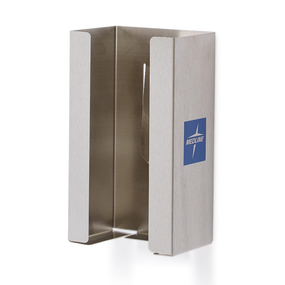Medline Stainless-Steel Glove Dispenser, Fits 1 Box, Horizontal or Vertical