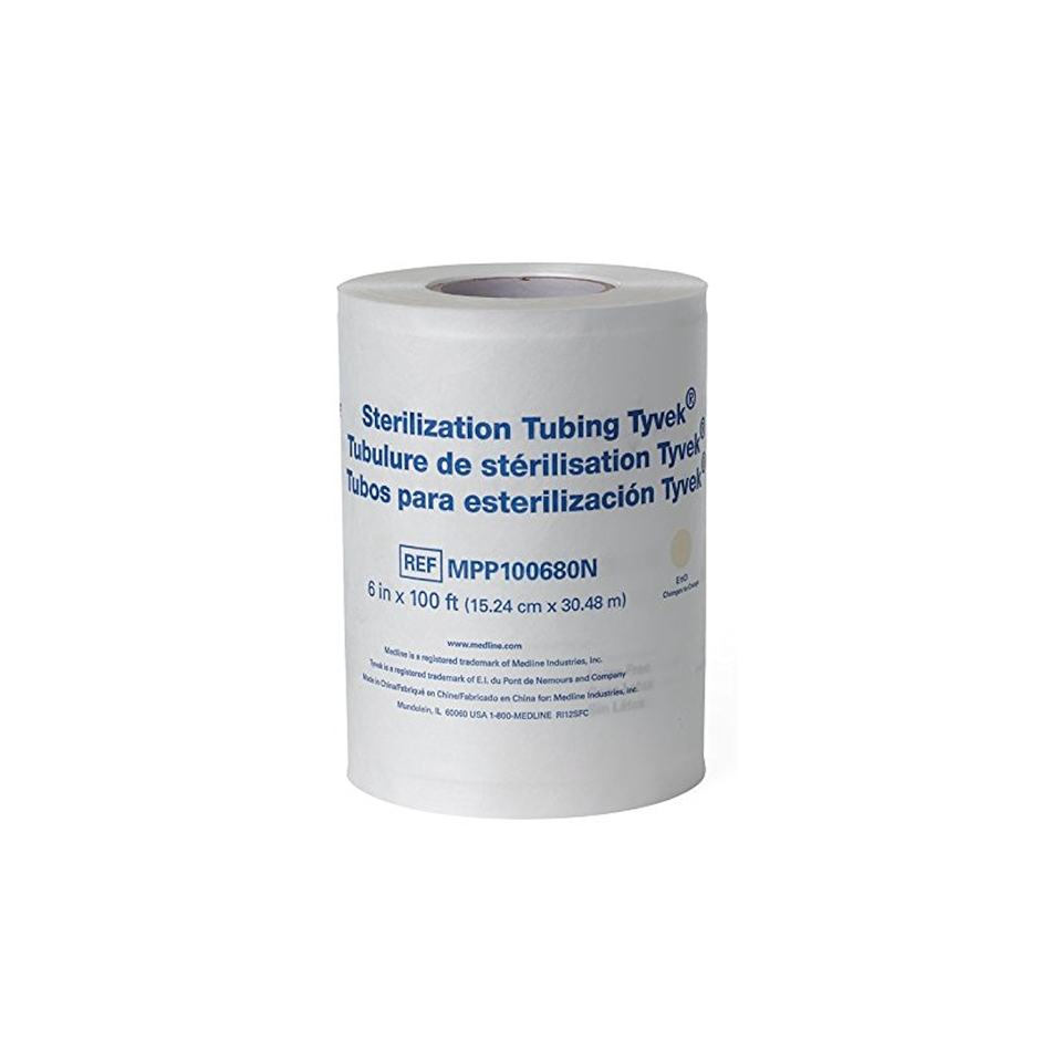 Tyvek Low Temperature Sterilization Tubing, 6" x 100' Roll