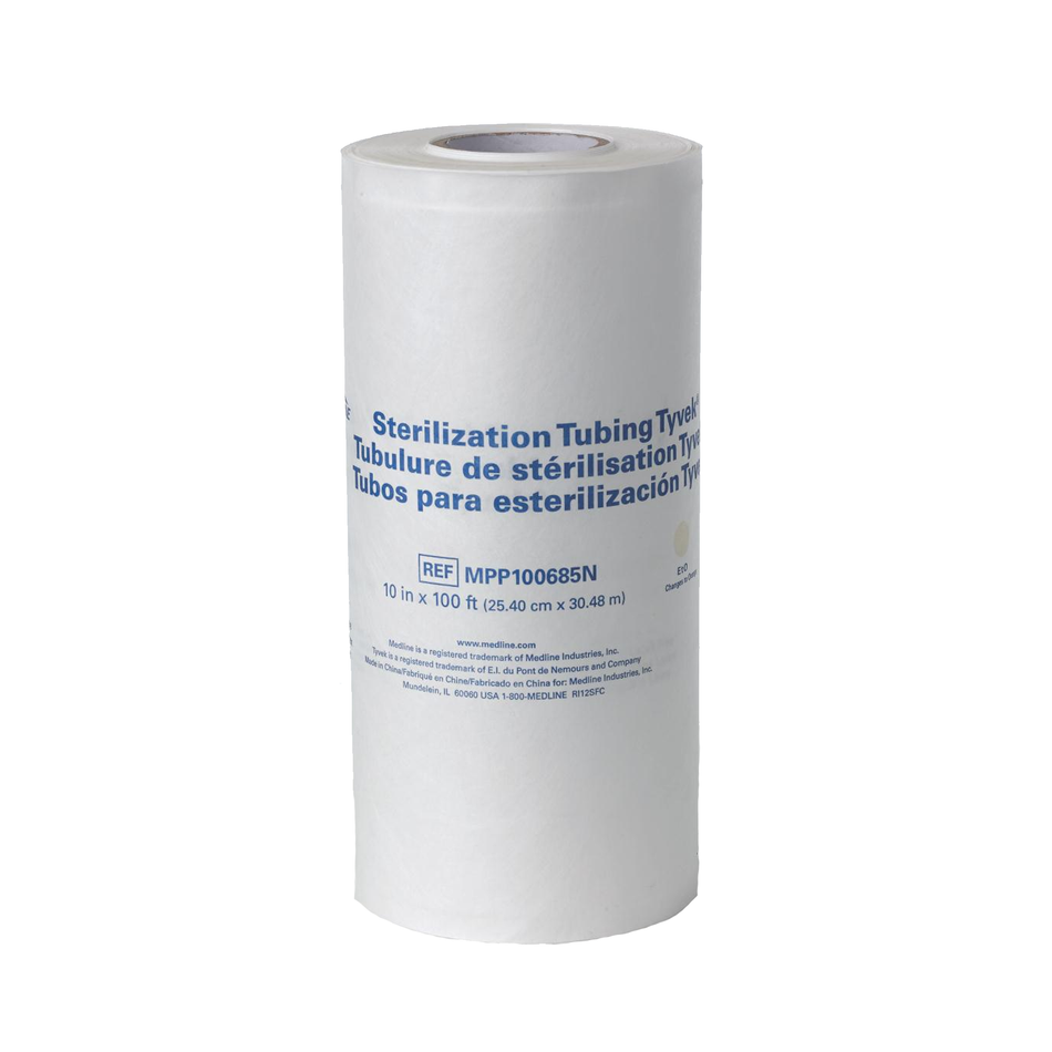 Tyvek Low Temperature Sterilization Tubing, 10" x 100' Roll