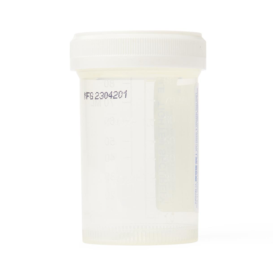 Pneumatic Tube System White Specimen Container, Sterile Fluid Path 90 mL (3 oz.)