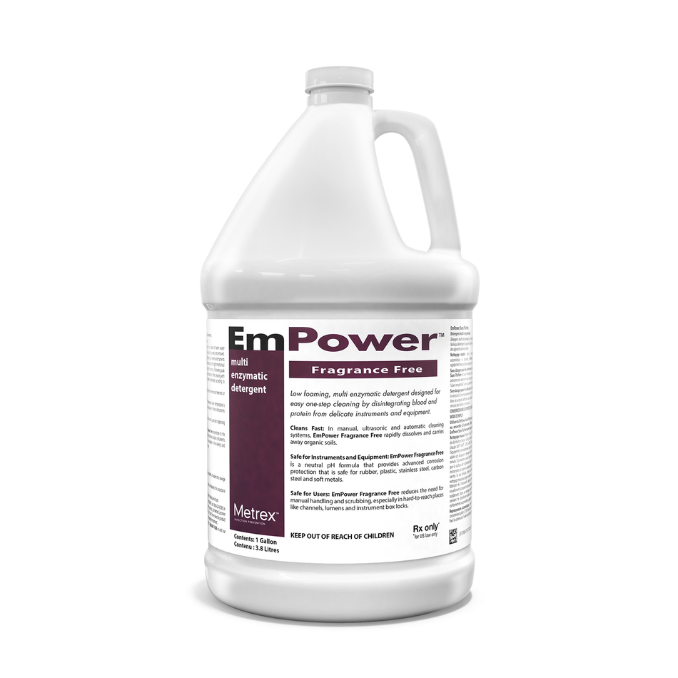 EmPower Dual Enzymatic Instrument Cleaner, 1 Gal. Bottle (Fragrance-Free)