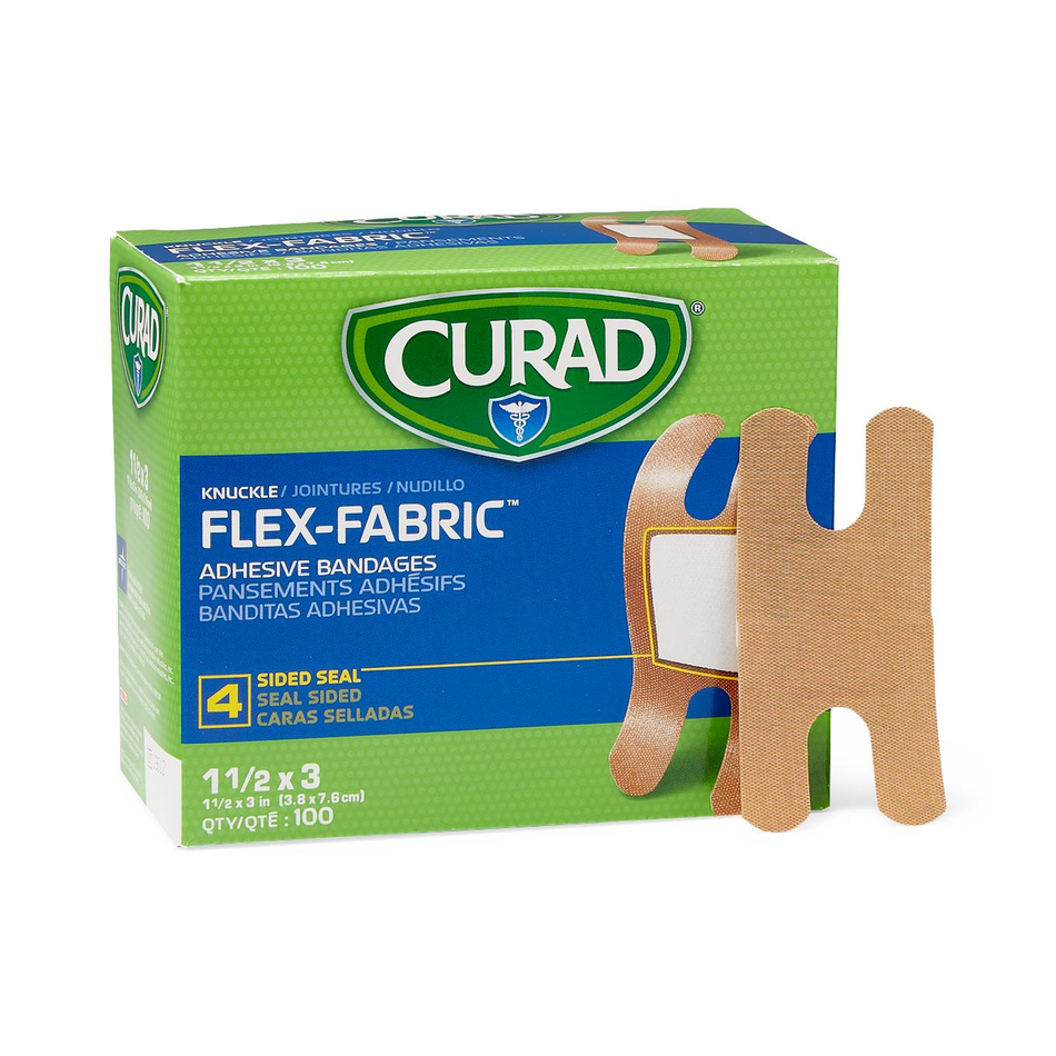 CURAD Fabric Adhesive Bandagess, 1.5" x 3" (3.8 cm x 7.6 cm)