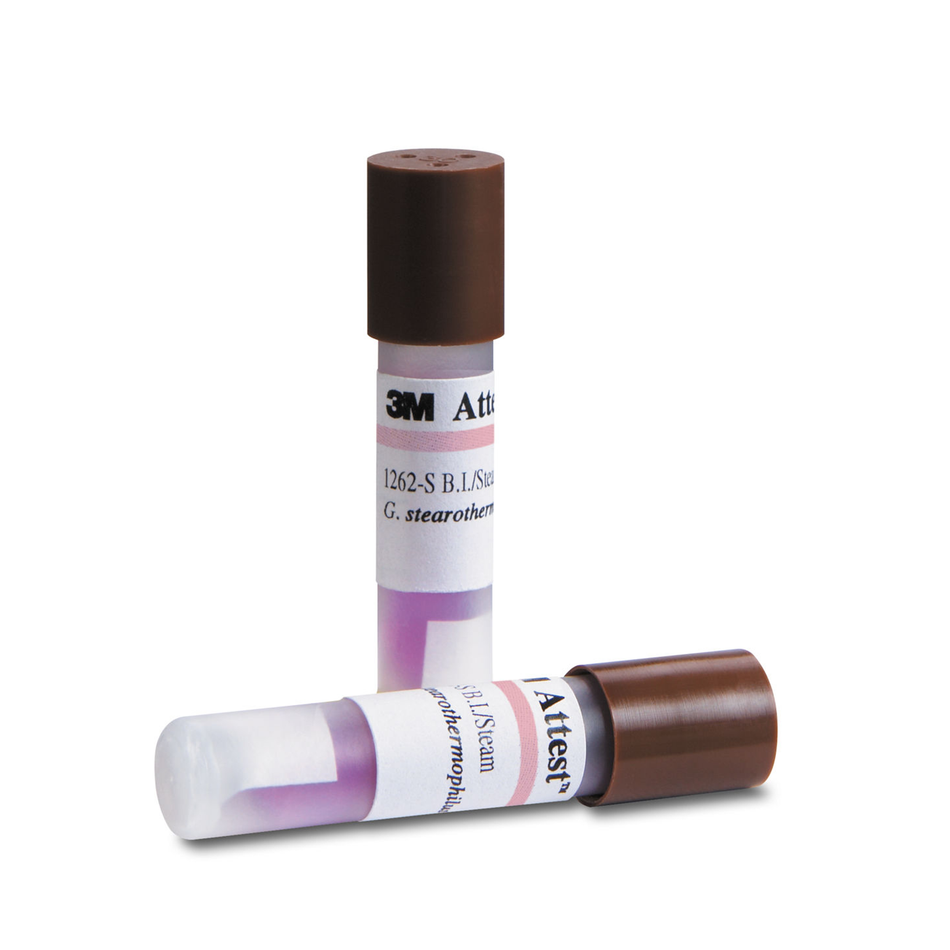 3M Attest Biological Indicators (Brown cap) - 48 Hour Results (100 Pack)