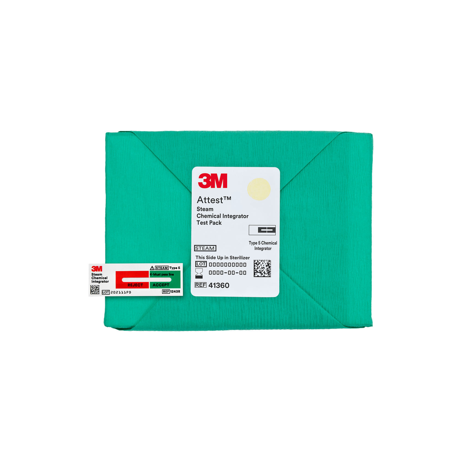 3M Attest Steam Chemical Integrator Test Pack (AAMI Type 5)