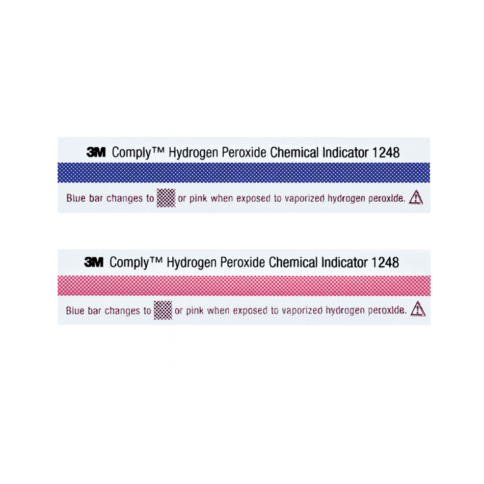 3M Comply Hydrogen Peroxide Chemical Indicator Strip ISO Type 1, 13/16" x 4" (2 x 10 cm)