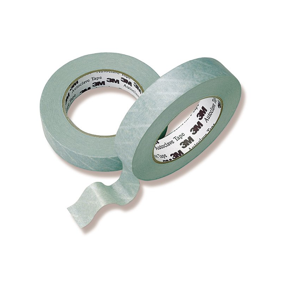 3M Attest Lead Free Steam Indicator Tapes for Disposable Wraps (AAMI Type 1), 0.70" x 60 yd. (18mm x 55m)