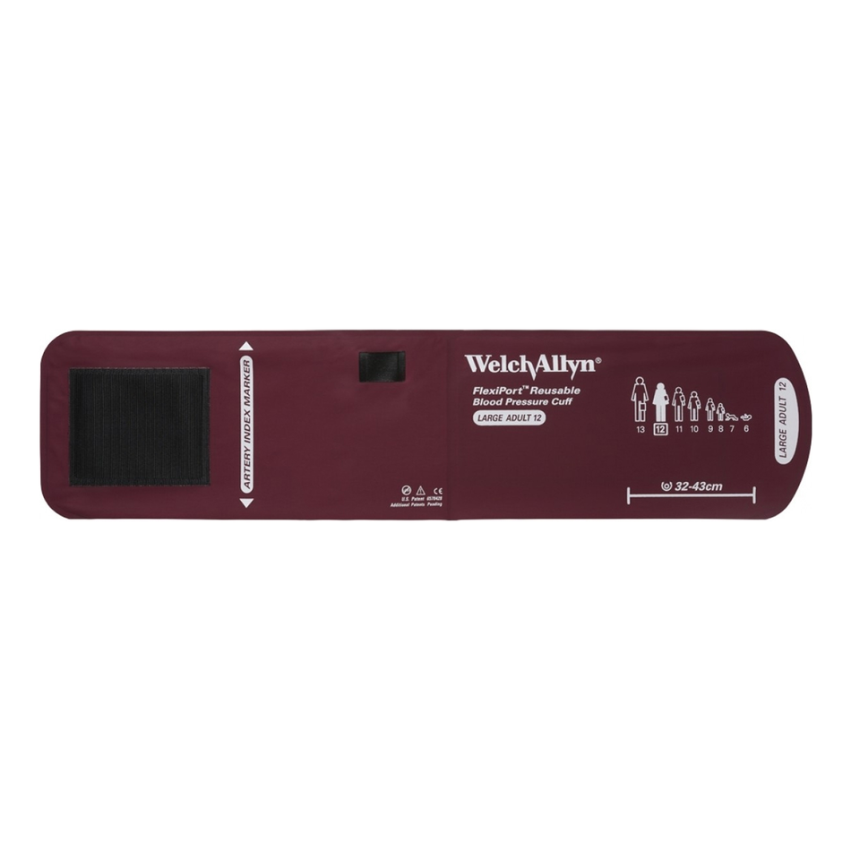 FlexiPort Blood Pressure Cuff Size 12 for Large Adult 32 to 43 cm (Without Tube & Connector)