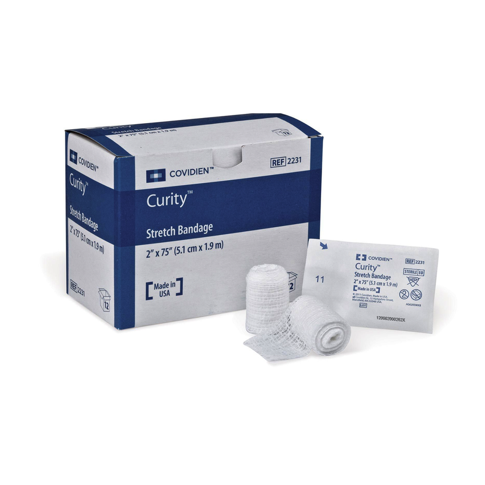 Curity Sterile Stretch Conforming Bandages, 2" x 75"