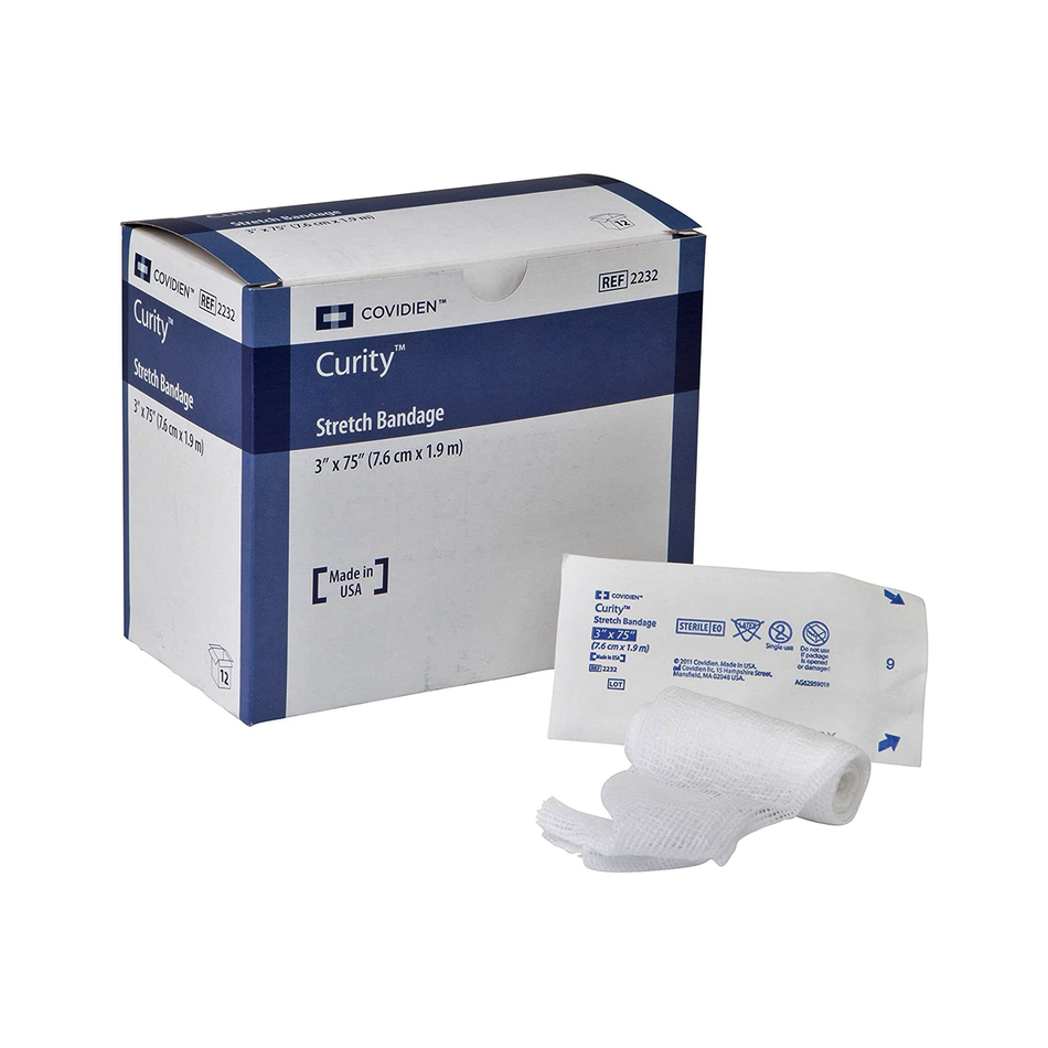 Curity Sterile Stretch Conforming Bandages, 3" x 75"